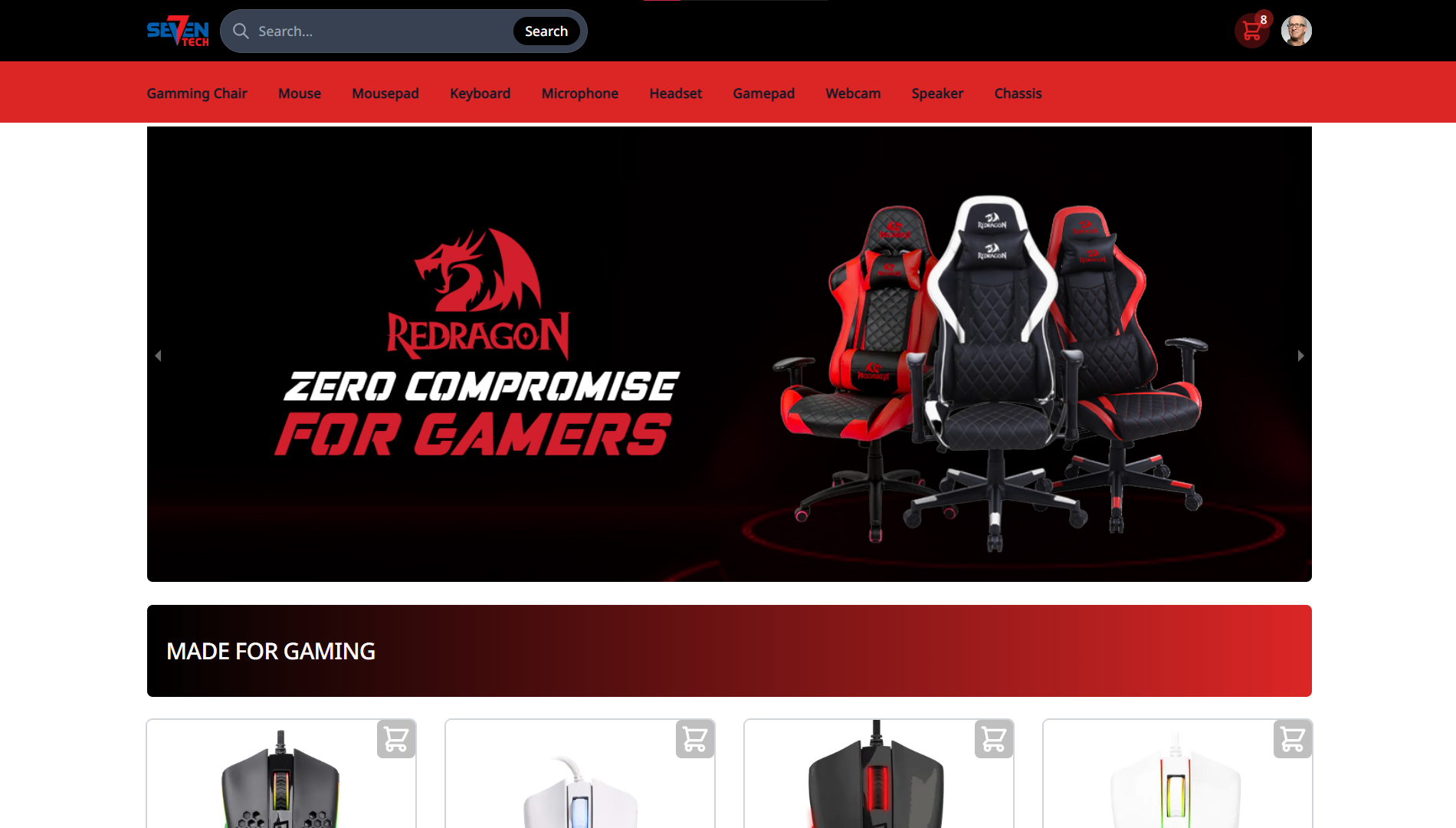 SevenTech (Client Project)